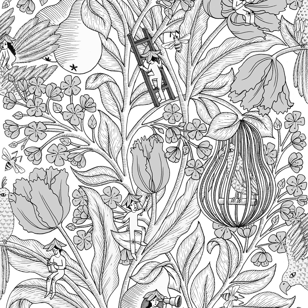 Neo Belle Epoque Wallpaper