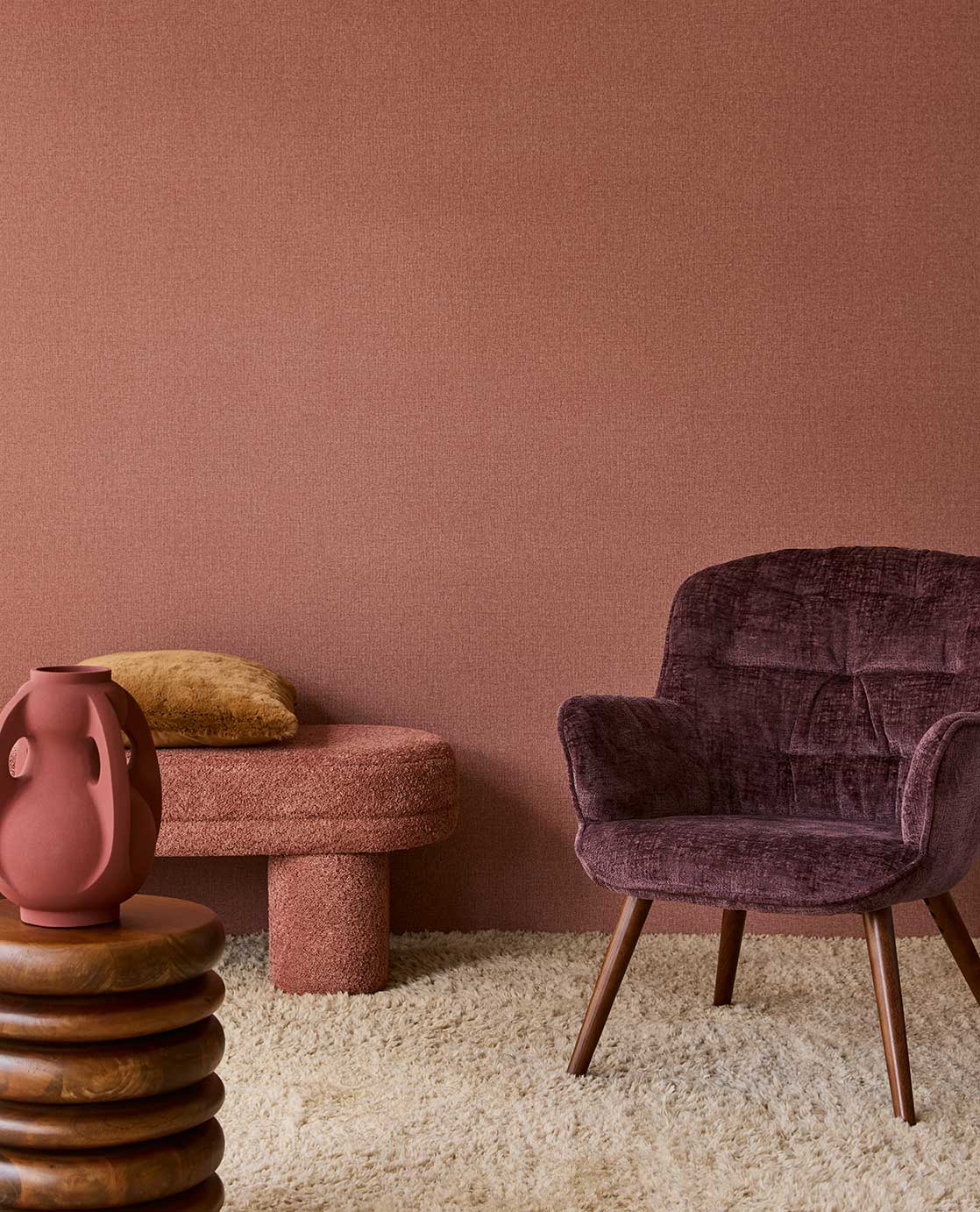 Linen Look VE340625 Wallpaper