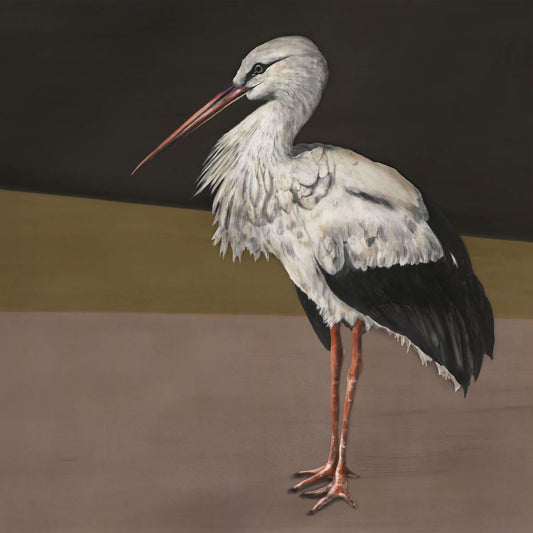 Stork Mother Mural