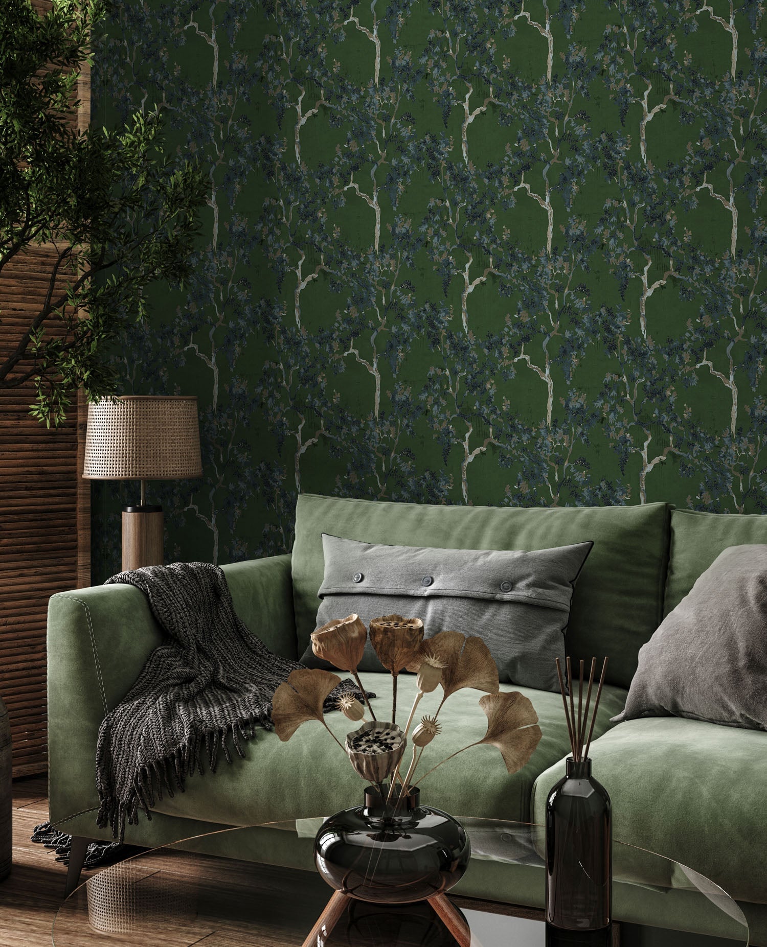 VCB00106 Willow Poem Wallpaper