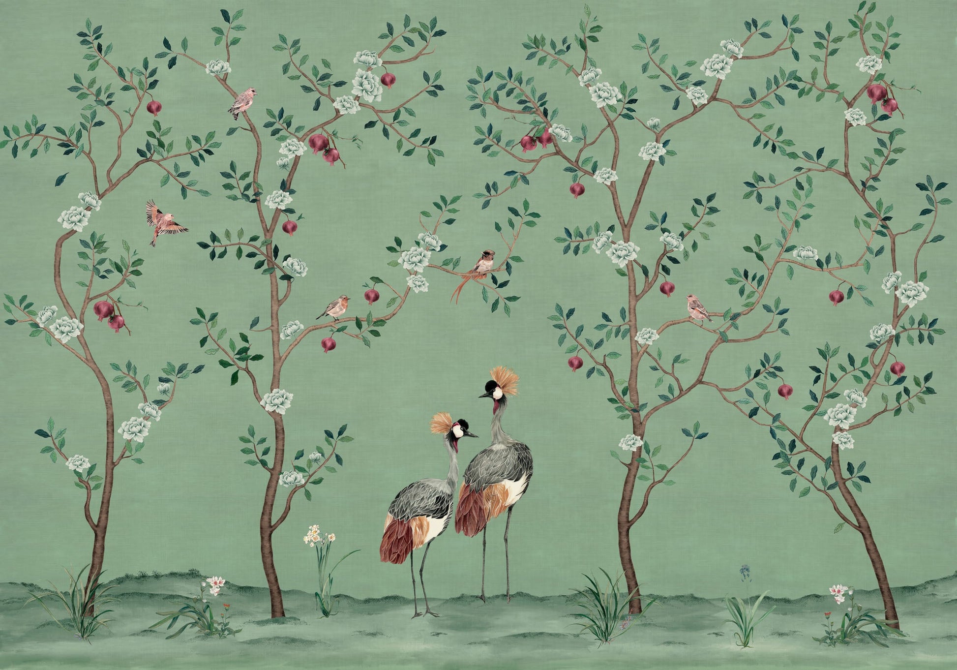 VCB00161 Crowned Crane Mural