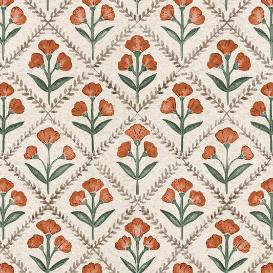 VCB00323 Poppy Wallpaper