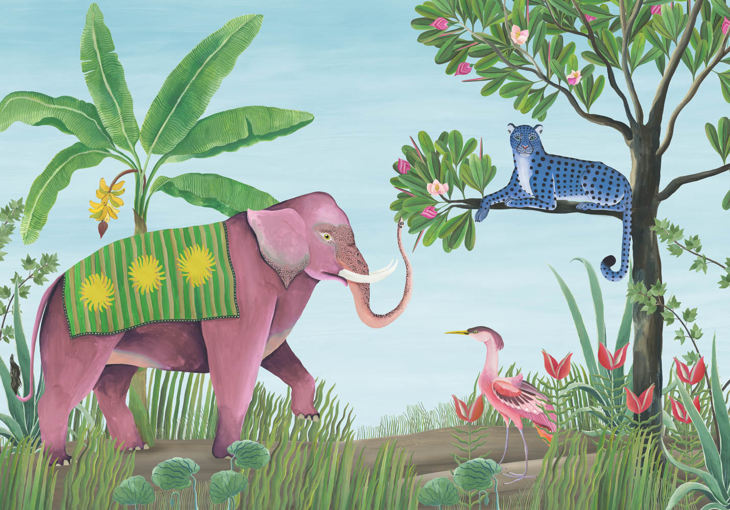 Jungle Friends VC9700151 Mural