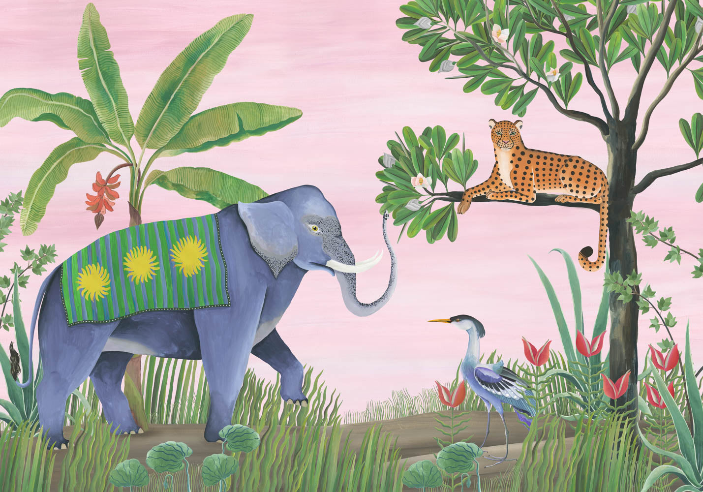 Jungle Friends VC9700152 Mural