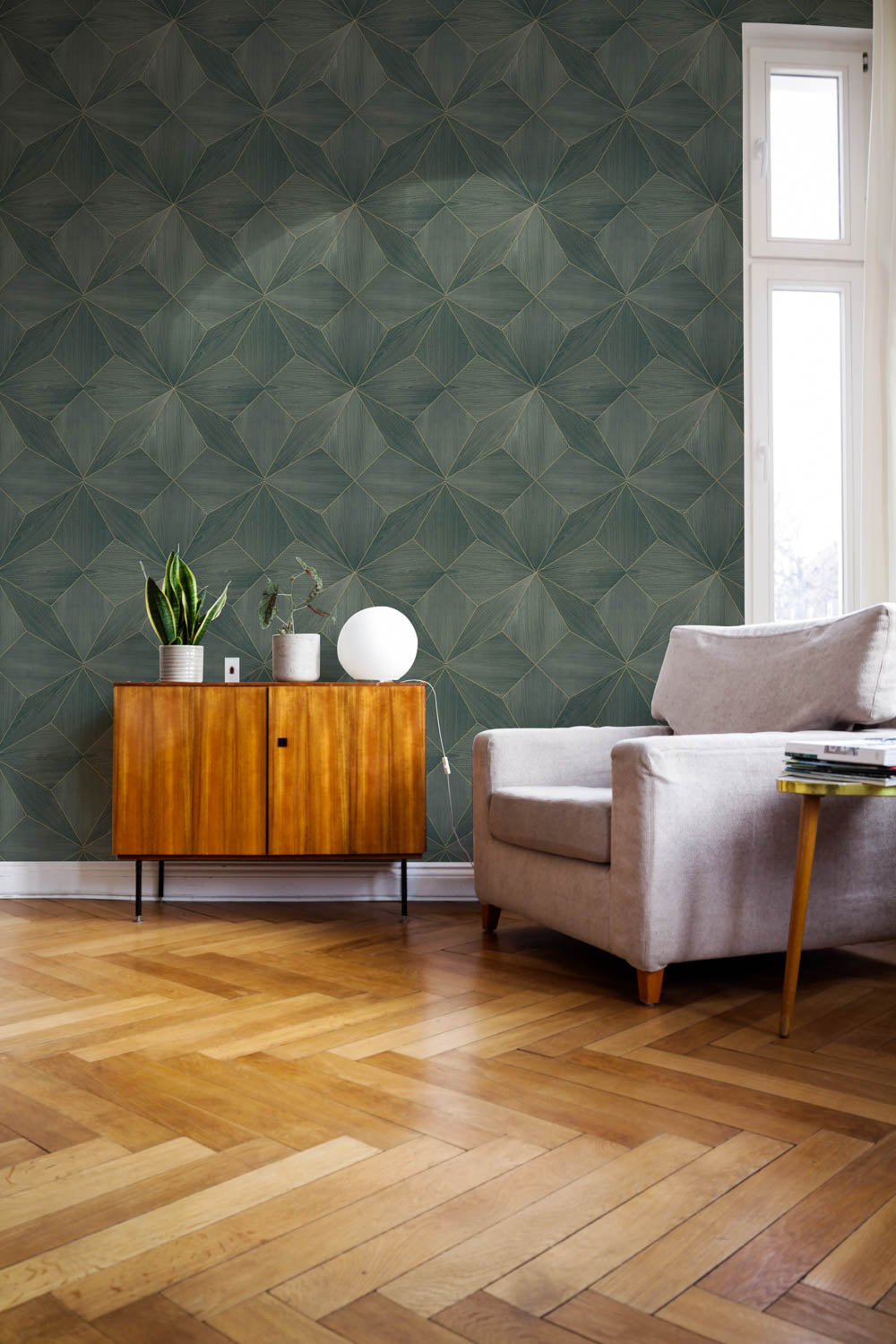 Polar Star VCA00423 Veneer Wallpaper