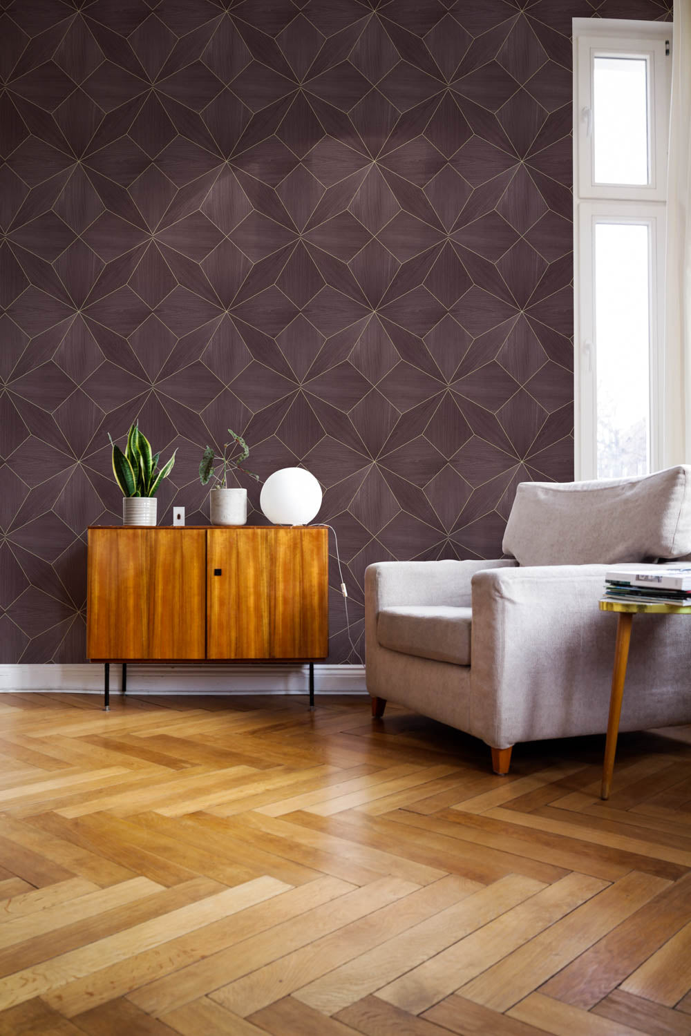 Polar Star VCA00424 Veneer Wallpaper