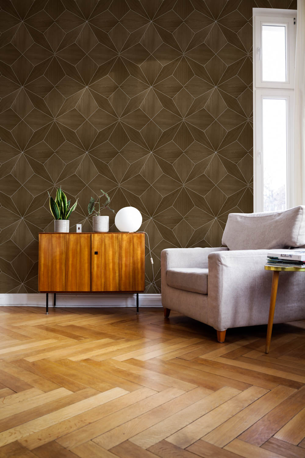 Polar Star VCA00427 Veneer Wallpaper