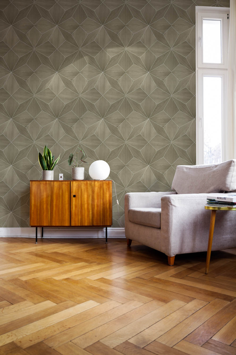 Polar Star VCA00428 Veneer Wallpaper