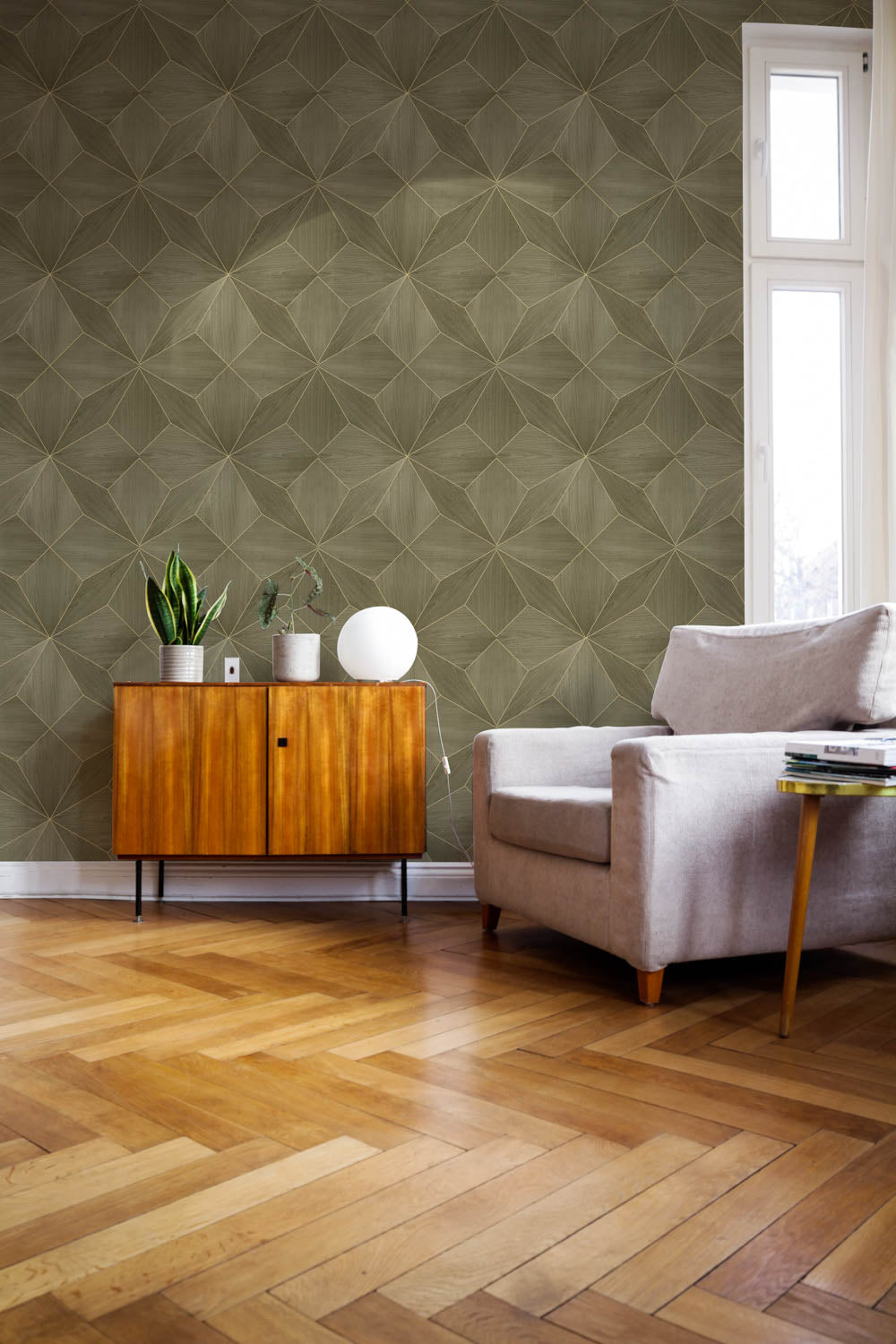 Polar Star VCA00429 Veneer Wallpaper