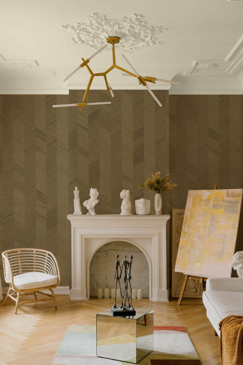 XL-Wheat-Spike VCA00459 Veneer Wallpaper