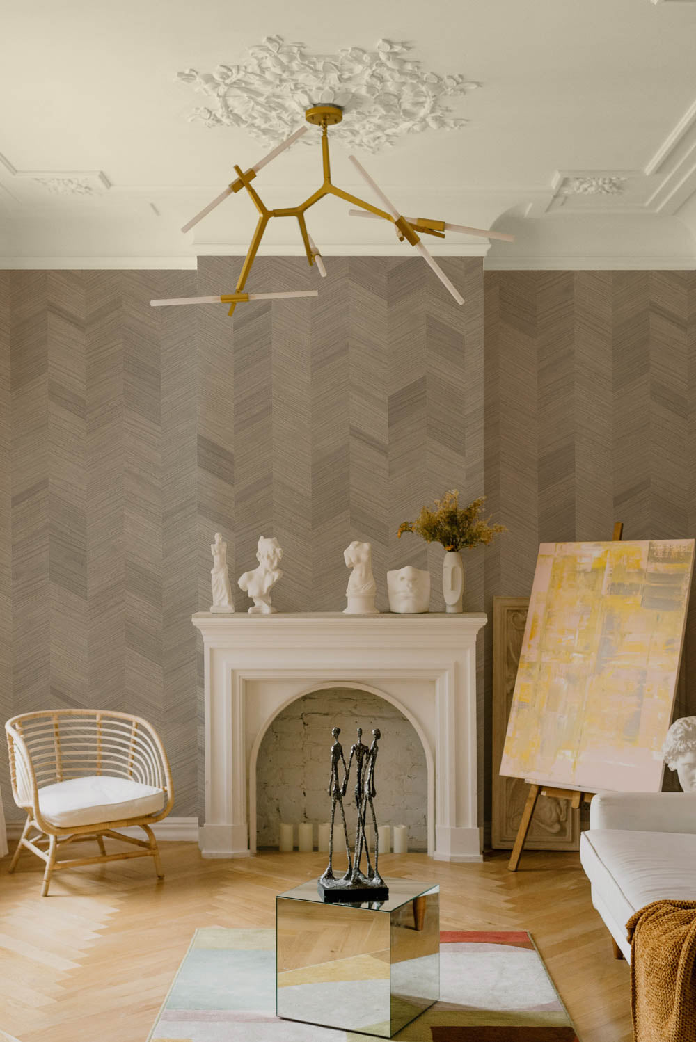 XL-Wheat-Spike VCA00460 Veneer Wallpaper