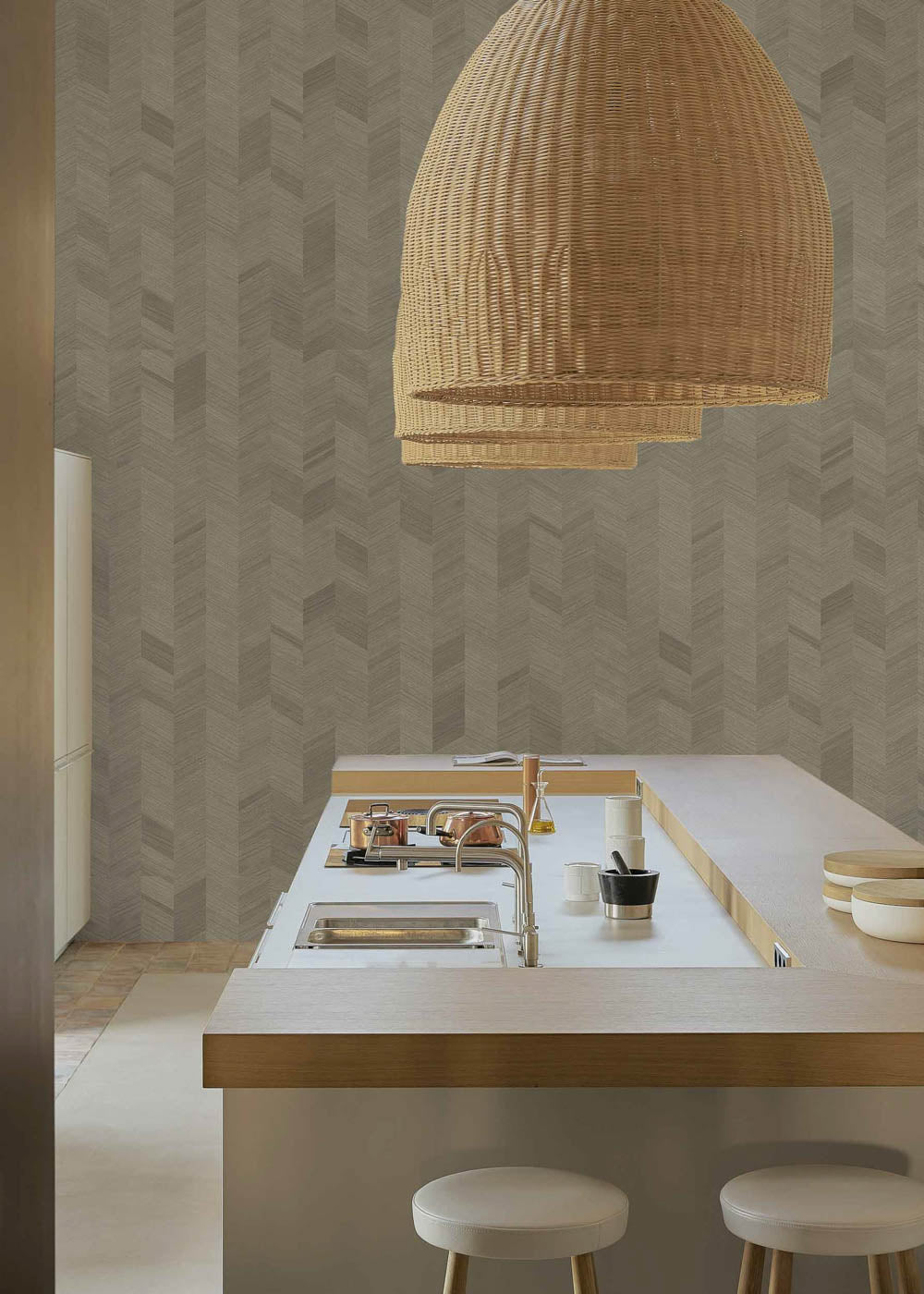 XL-Wheat-Spike VCA00460 Veneer Wallpaper