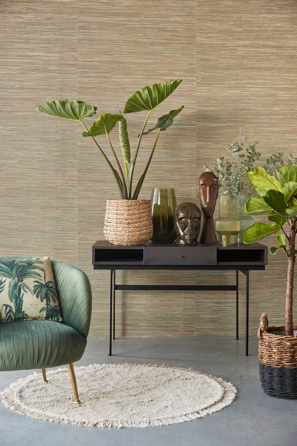 Natural Wallcoverings III VE303512 Grasscloth